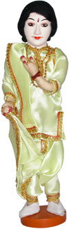 Handmade Traditional Indian Collectible Costume Doll Home Decor Artifact Figures