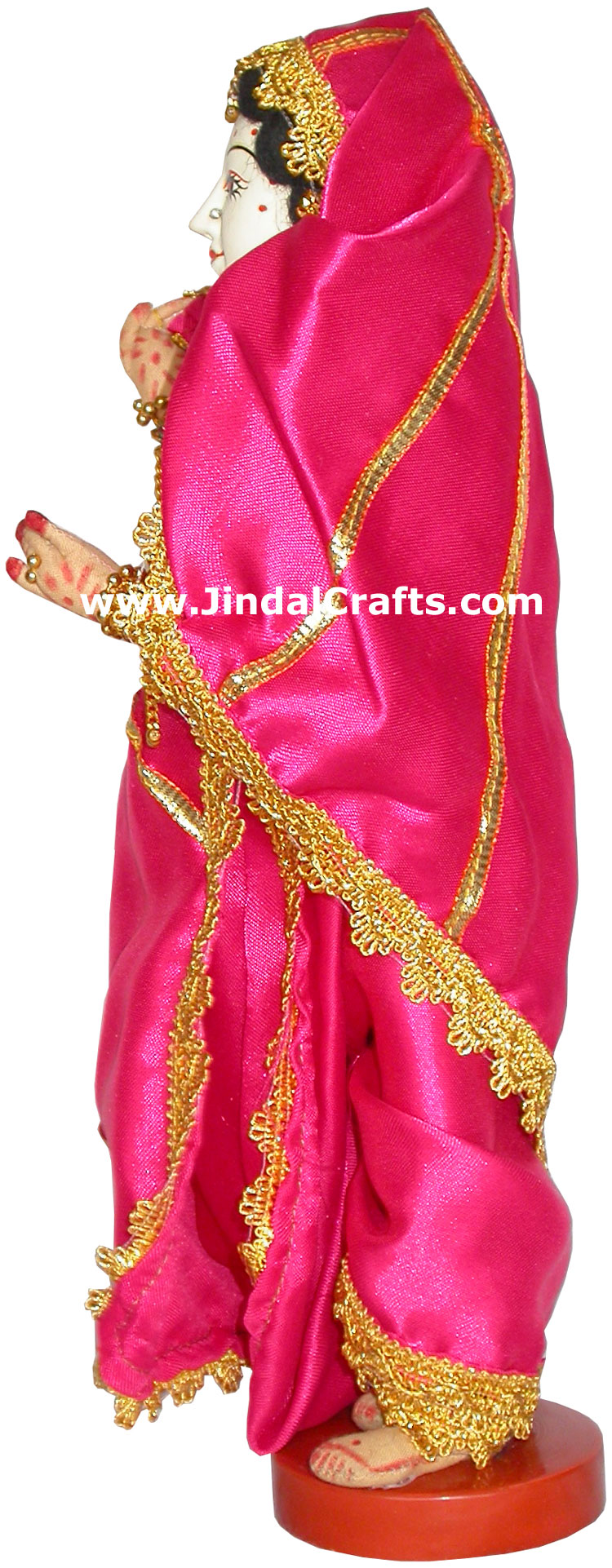 Handmade Traditional Indian Collectible Costume Doll Home Decor Artifact Figures