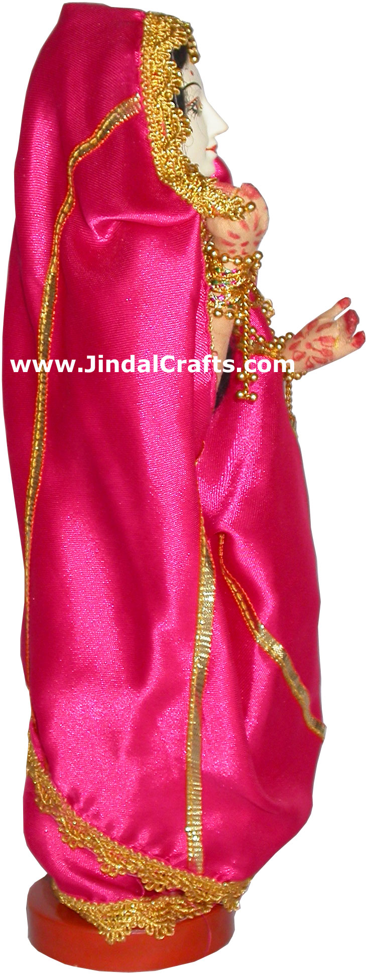 Handmade Traditional Indian Collectible Costume Doll Home Decor Artifact Figures