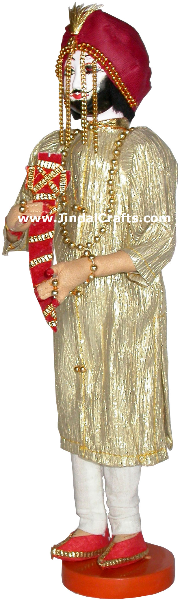 Handmade Traditional Indian Collectible Costume Doll Home Decor Artifact Figures