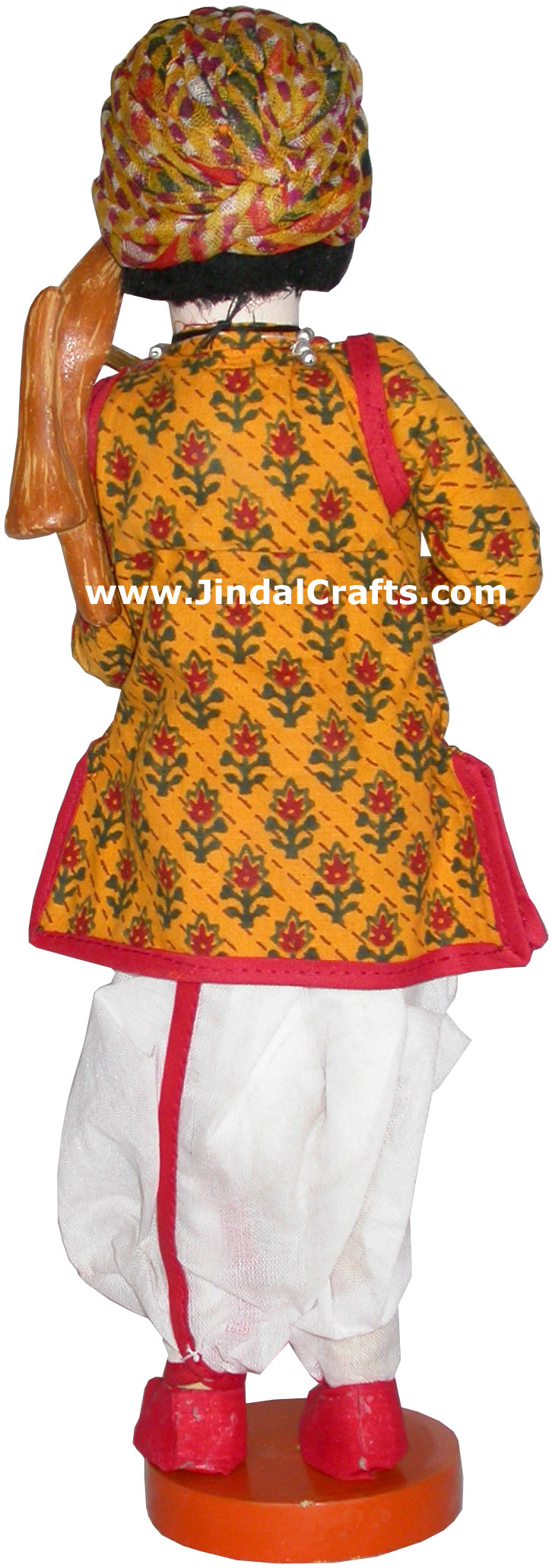Handmade Traditional Indian Collectible Costume Doll Home Decor Artifact Figure