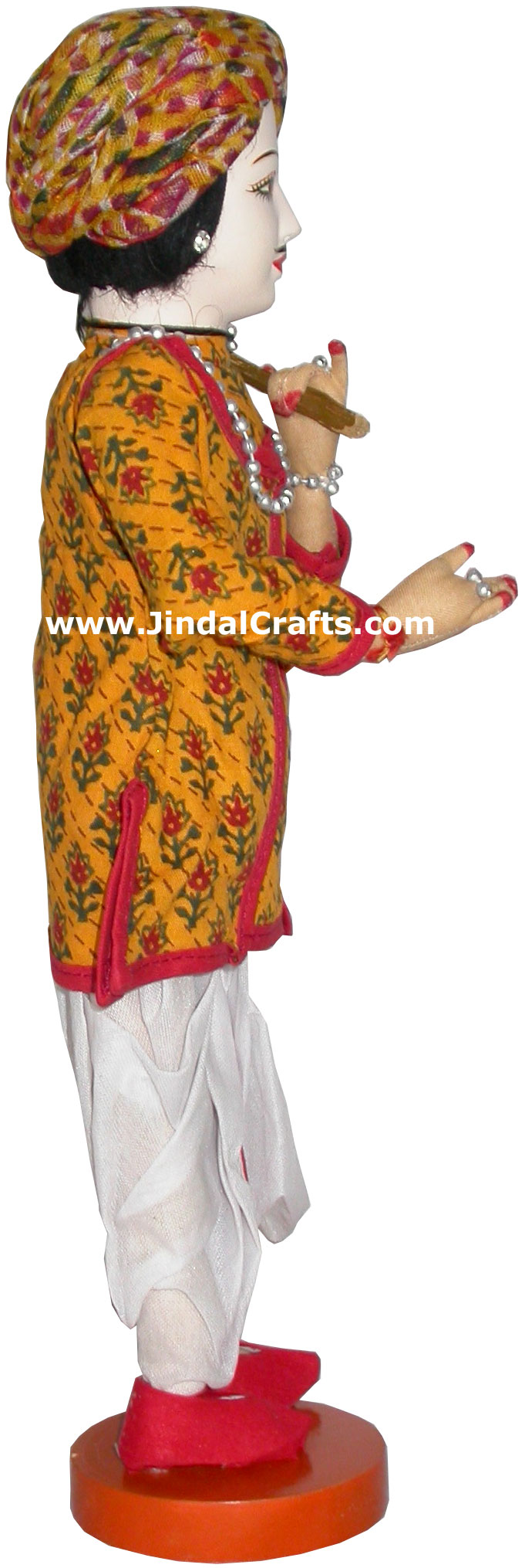 Handmade Traditional Indian Collectible Costume Doll Home Decor Artifact Figure