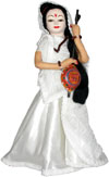 Handmade Traditional Indian Collectible Costume Doll Home Decor Artifact Figures