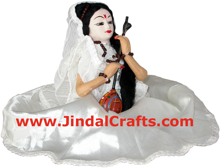 Handmade Traditional Indian Collectible Costume Doll Home Decor Artifact Figures