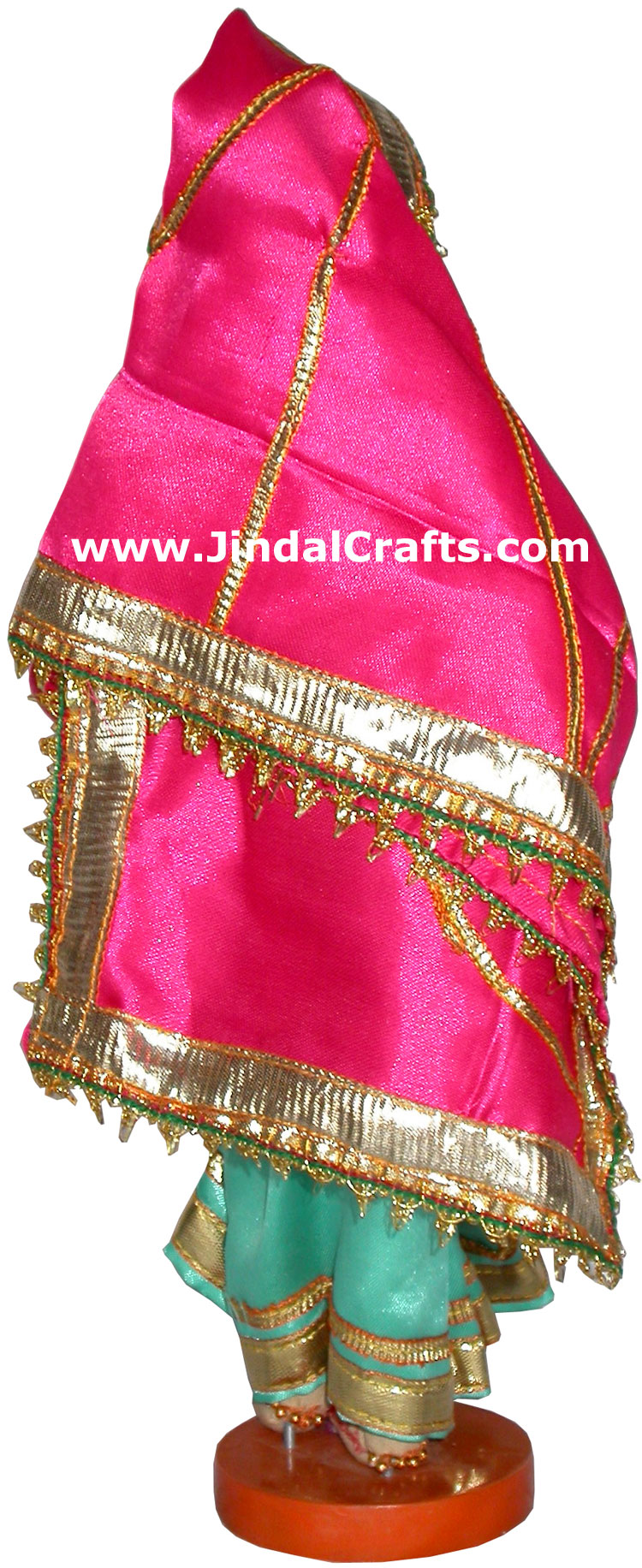 Handmade Traditional Indian Collectible Costume Doll Home Decor Artifact Figures