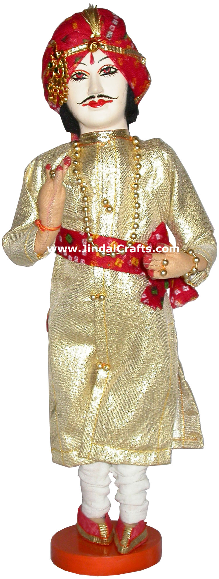 Handmade Traditional Indian Collectible Costume Doll Home Decor Artifact Figure
