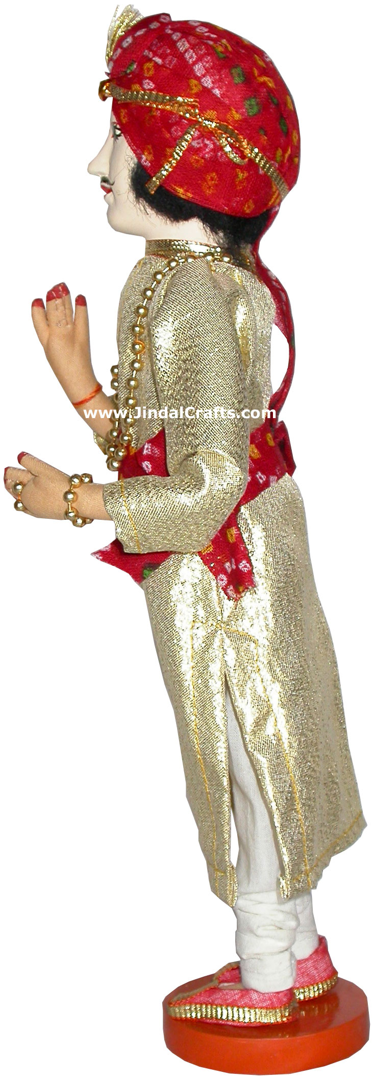 Handmade Traditional Indian Collectible Costume Doll Home Decor Artifact Figure
