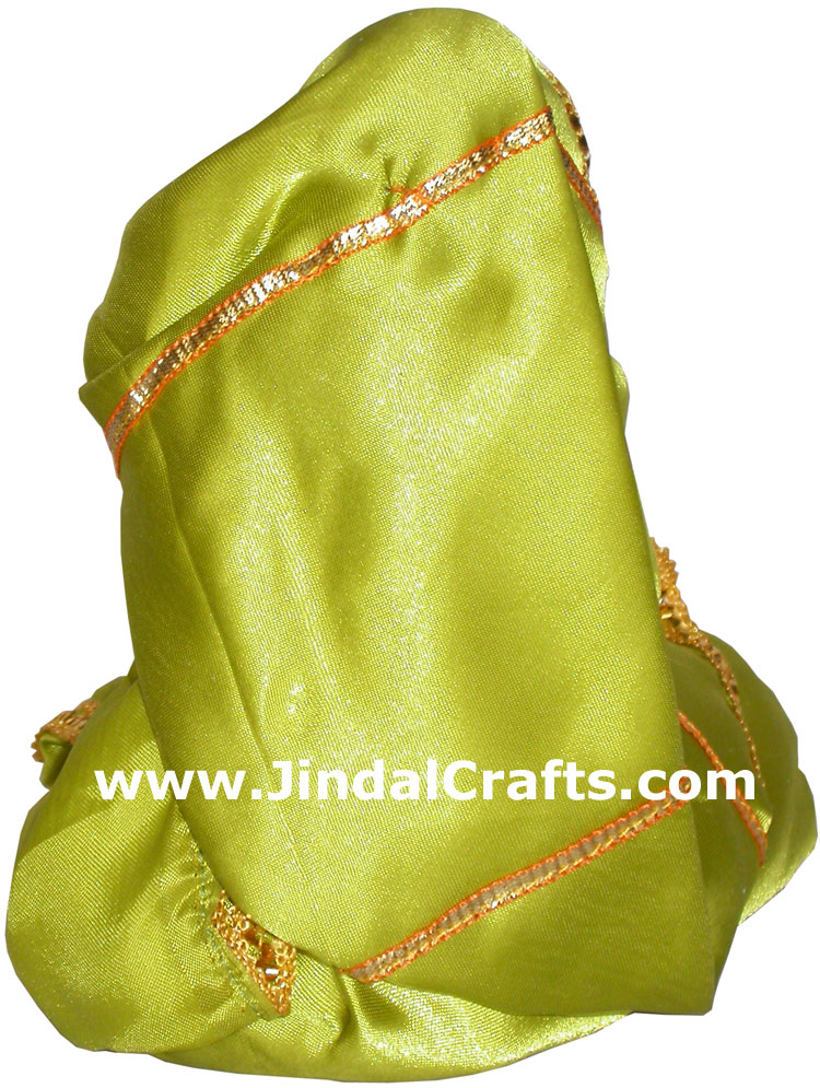 Handmade Traditional Indian Collectible Costume Doll Home Decor Artifact Figures