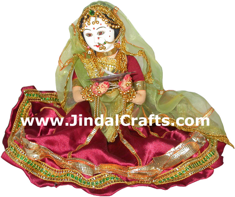 Ethnic Doll - Indian Art Craft Handicraft Traditional Figure