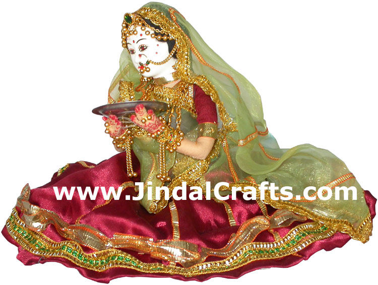 Ethnic Doll - Indian Art Craft Handicraft Traditional Figure