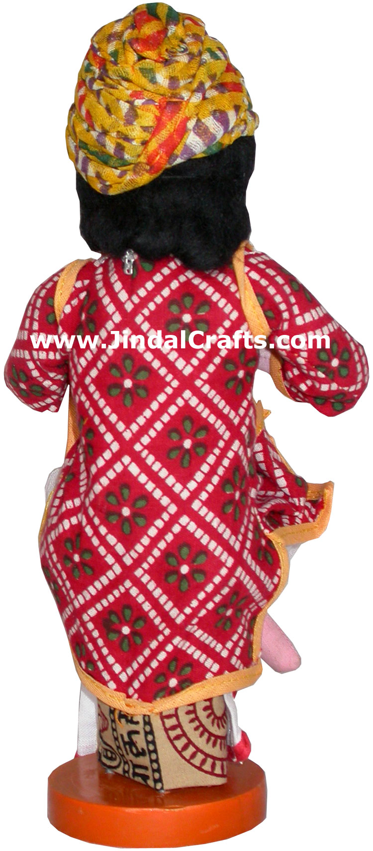 Handmade Traditional Indian Collectible Costume Doll Home Decor Artifact Figure