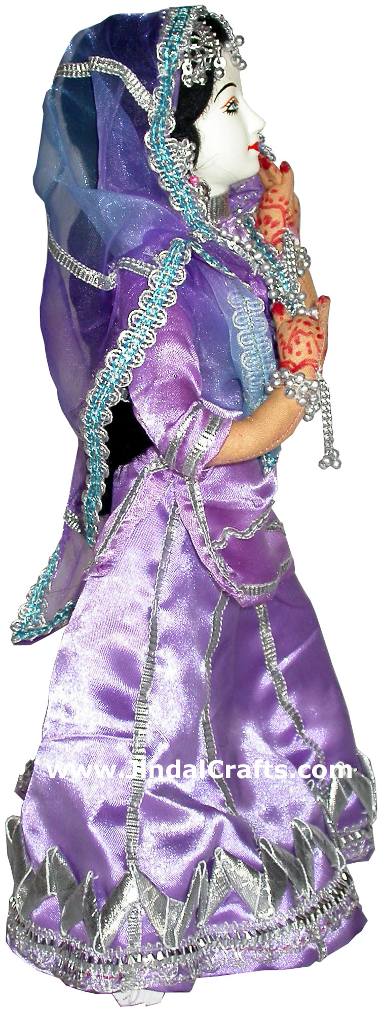 Handmade Traditional Indian Collectible Costume Doll Home Decor Artifact Figures