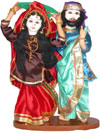 Handmade Traditional Indian Collectible Costume Doll Home Decor Artifact Figures