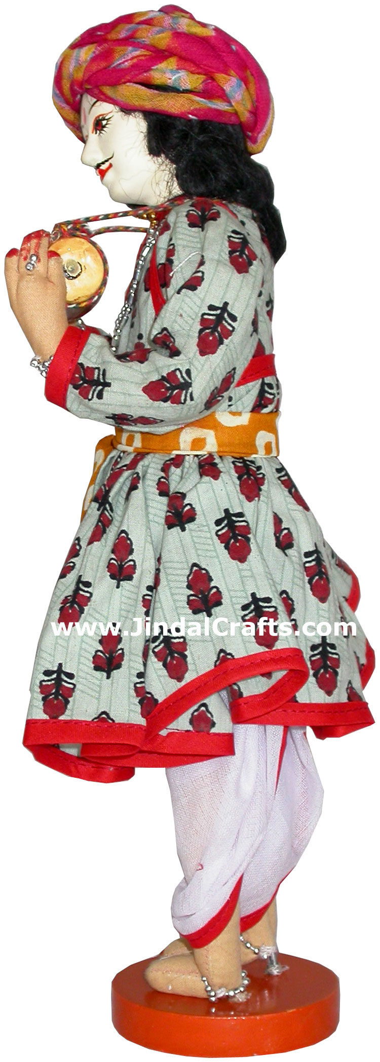 Handmade Traditional Indian Collectible Costume Doll Home Decor Artifact Figures
