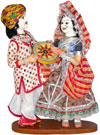 Handmade Traditional Indian Collectible Costume Doll Home Decor Artifact Figures