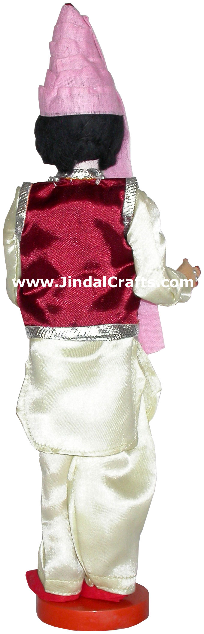 Handmade Traditional Indian Collectible Costume Doll Home Decor Artifact Figure