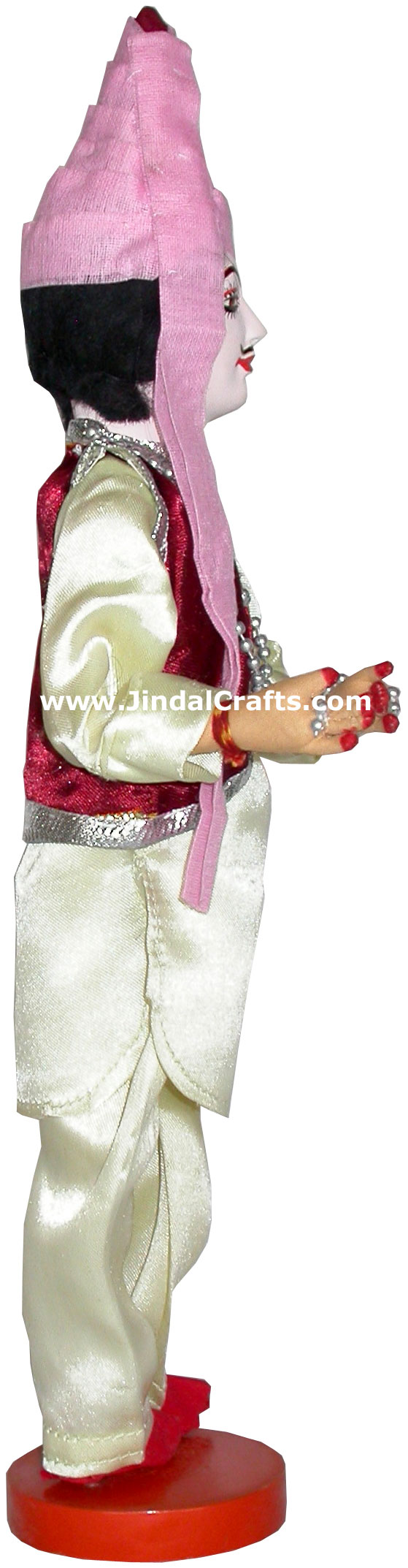 Handmade Traditional Indian Collectible Costume Doll Home Decor Artifact Figure