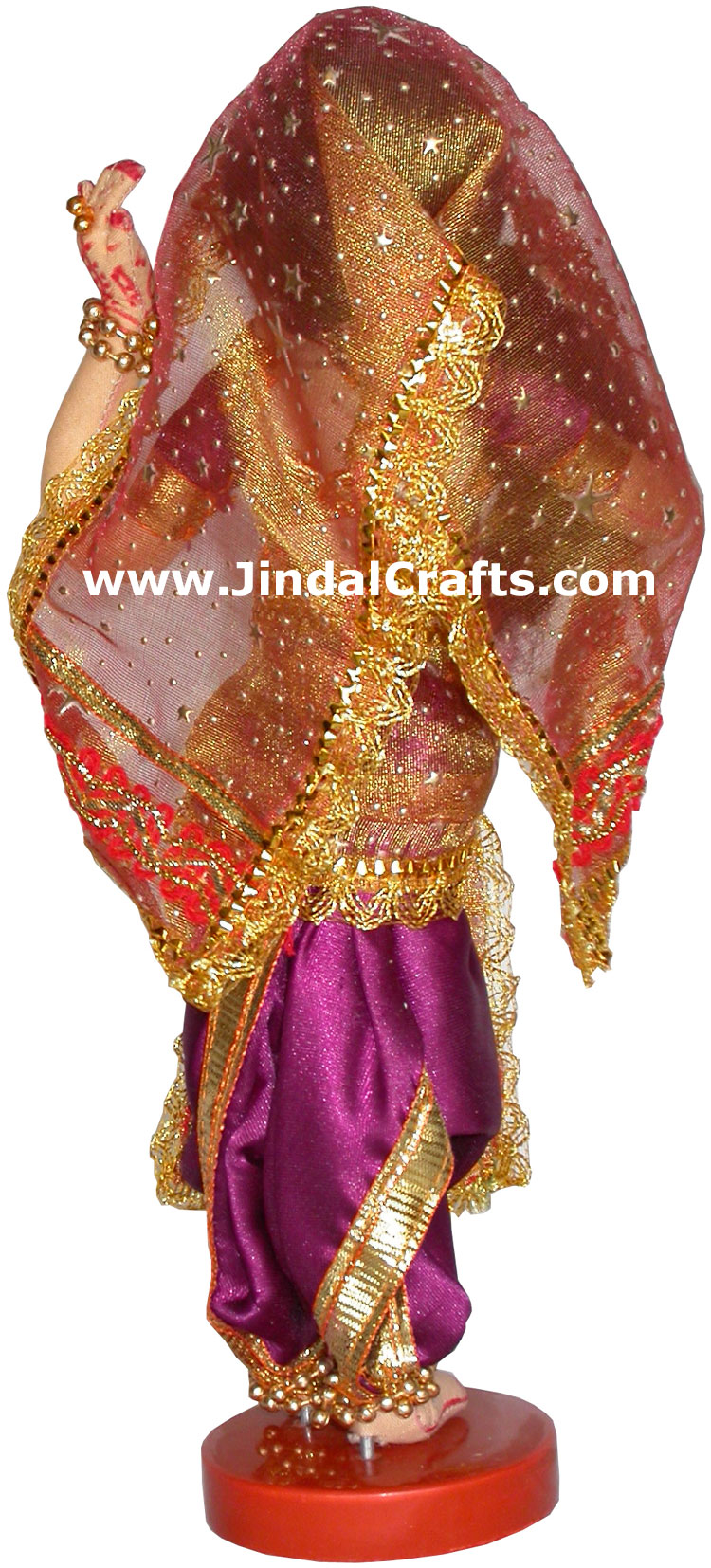 Handmade Traditional Indian Collectible Costume Doll Home Decor Artifact Figures