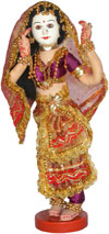 Handmade Traditional Indian Collectible Costume Doll Home Decor Artifact Figures