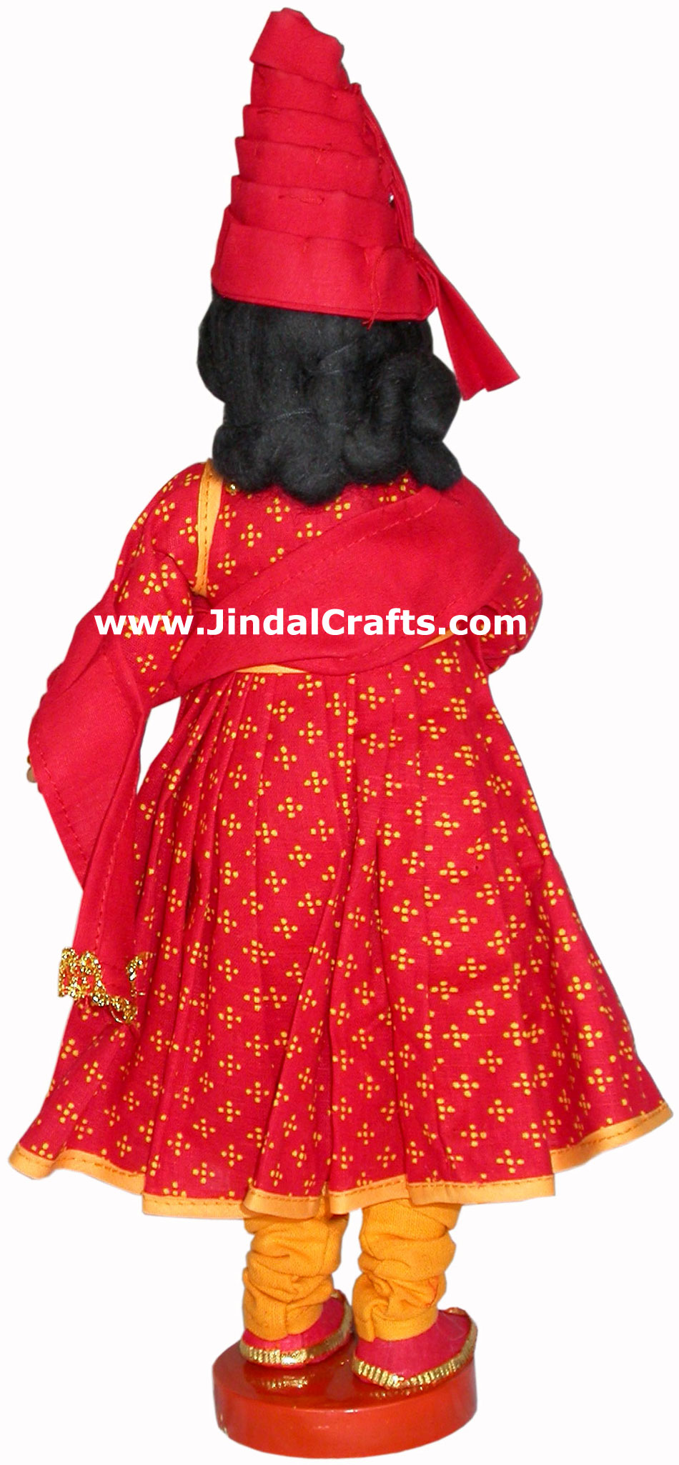 Handmade Traditional Indian Collectible Costume Doll Home Decor Artifact Figures