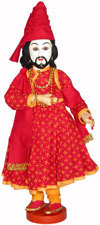 Handmade Traditional Indian Collectible Costume Doll Home Decor Artifact Figures