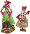 Handmade Traditional Dolls India Art - Village Couple