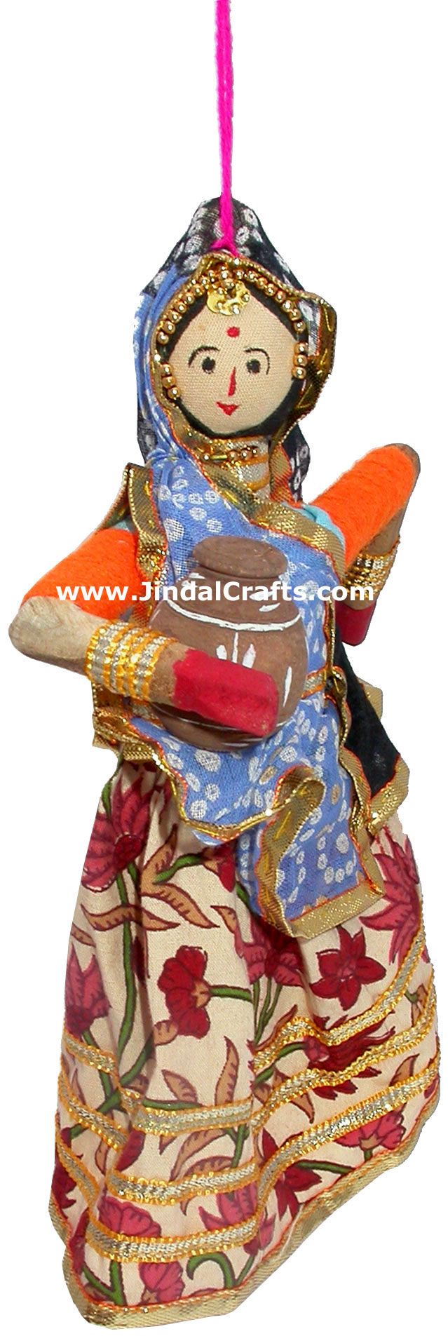 Handmade Traditional Hanging Village Dolls Indian Art