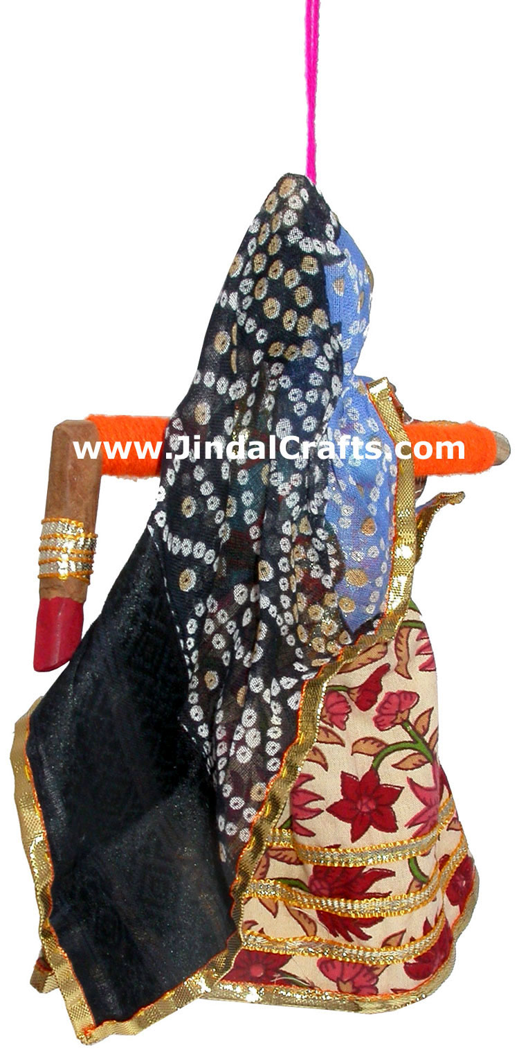 Handmade Traditional Hanging Village Dolls Indian Art