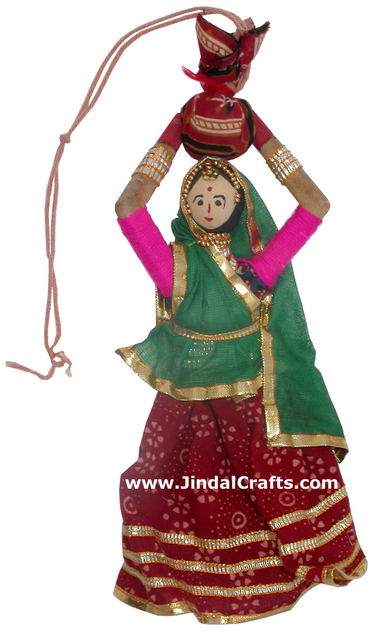 Handmade Traditional Hanging Village Dolls Indian Art