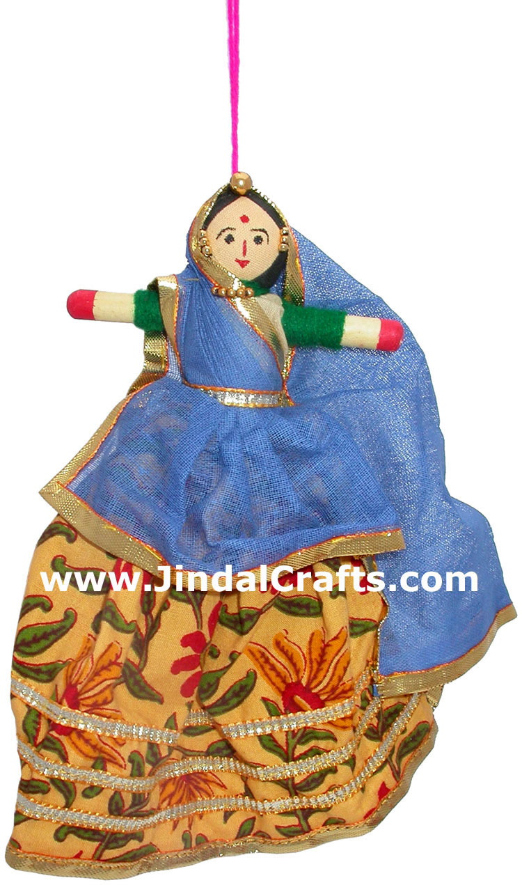 Handmade Traditional Hanging Doll Indian Art Decorative
