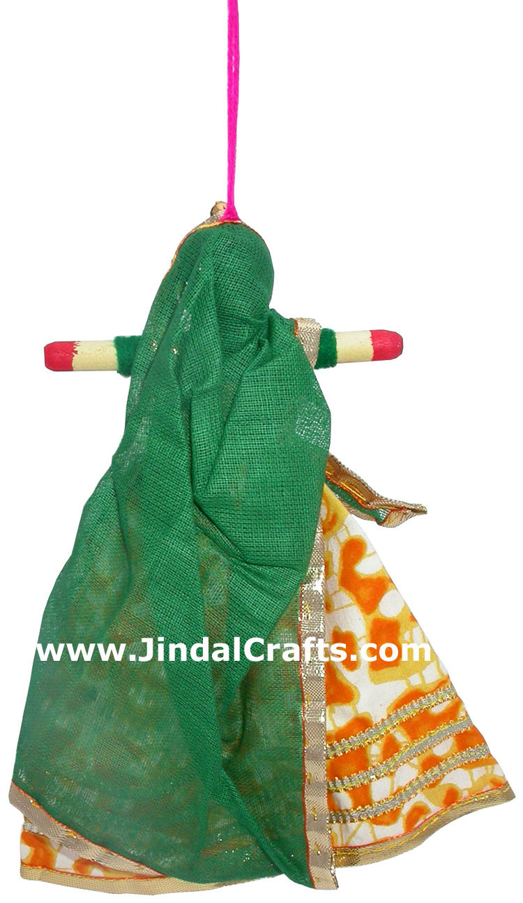 Handmade Traditional Hanging Doll Indian Art Decorative