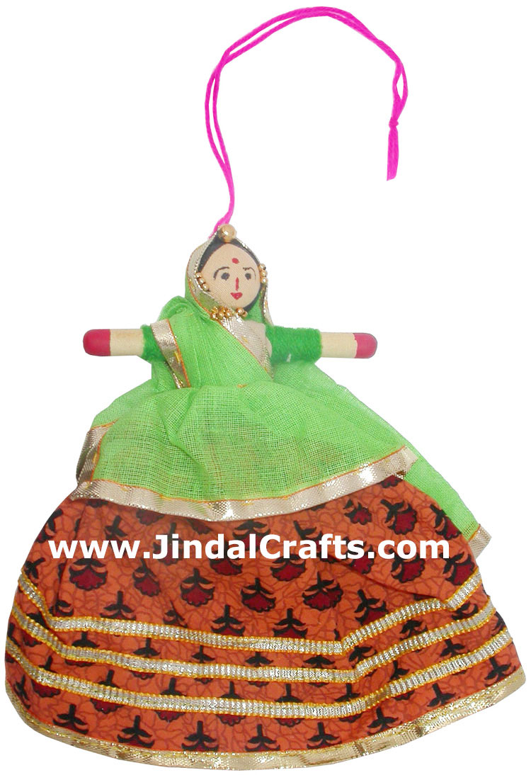 Handmade Traditional Hanging Doll Indian Art Decorative