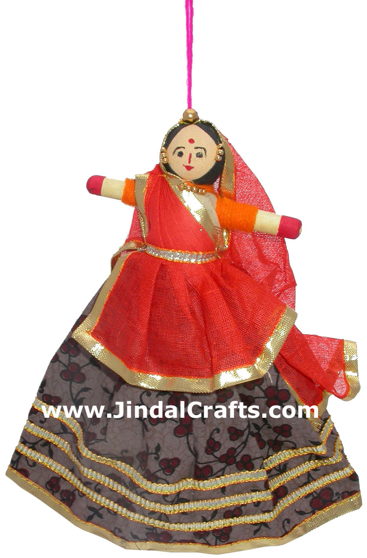 Handmade Traditional Hanging Doll Indian Art Decorative