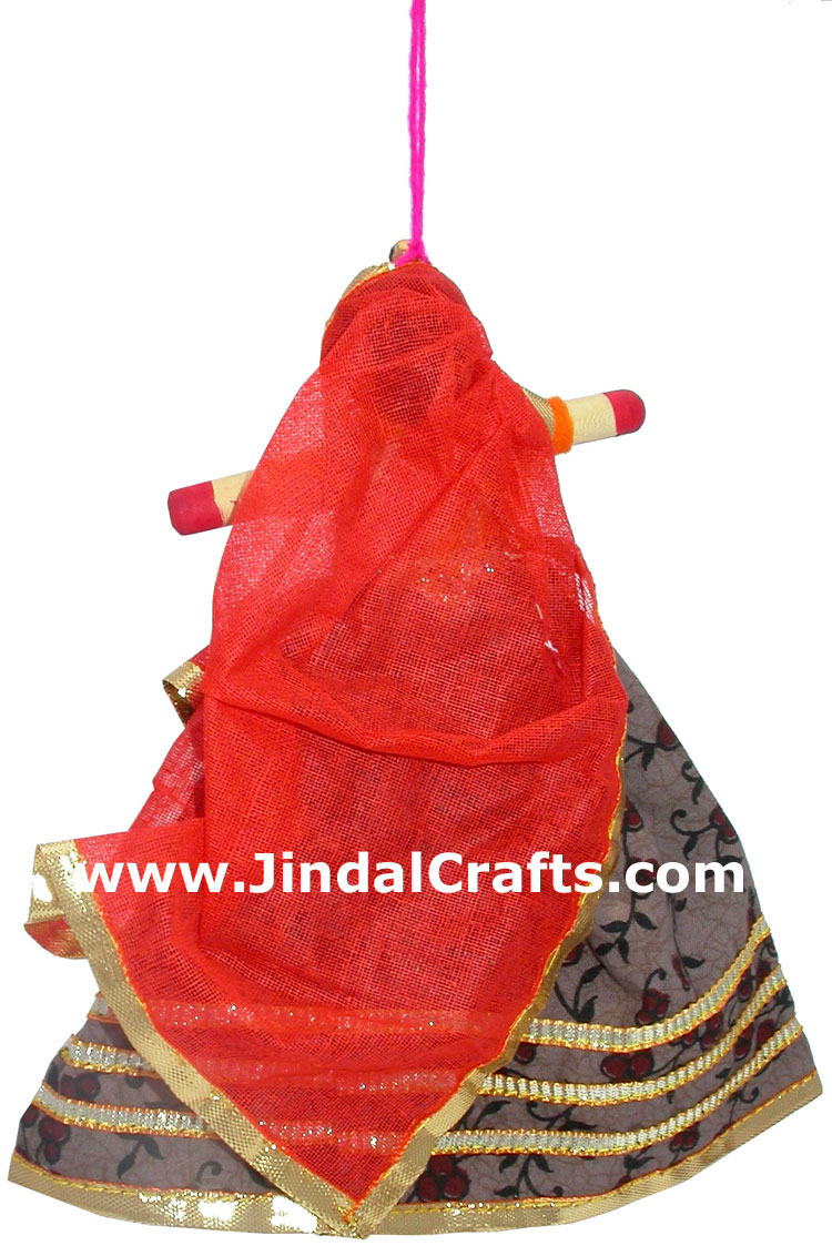 Handmade Traditional Hanging Doll Indian Art Decorative