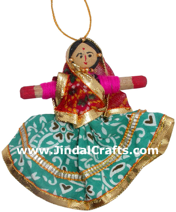 Handmade Traditional Hanging Doll Indian Art Home Decor Handicrafts Souvenirs