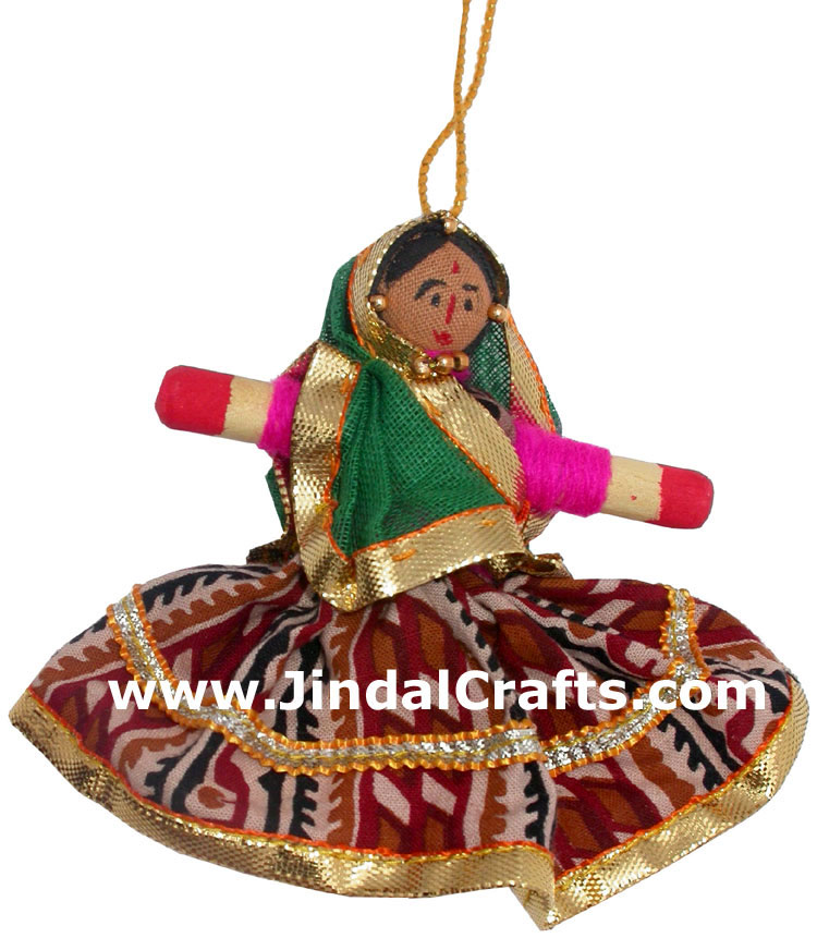 Handmade Traditional Hanging Doll Indian Art Home Decor Handicrafts Souvenirs