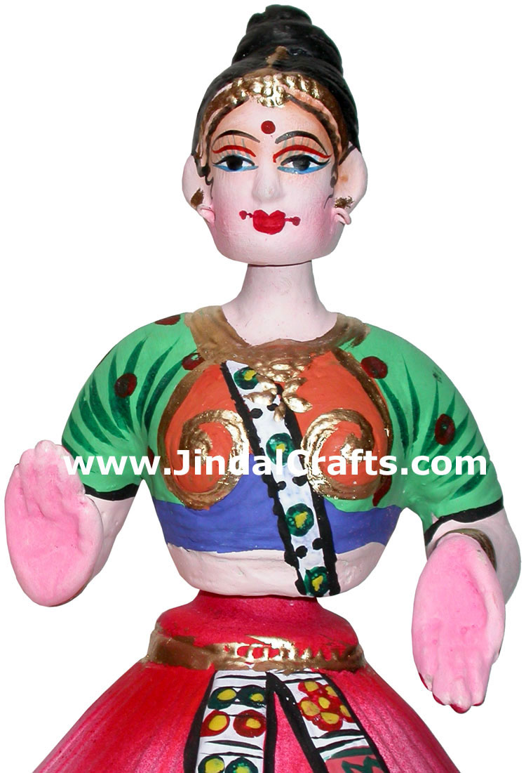 Papier Mache made Traditional Dancing Doll - Handmade Art