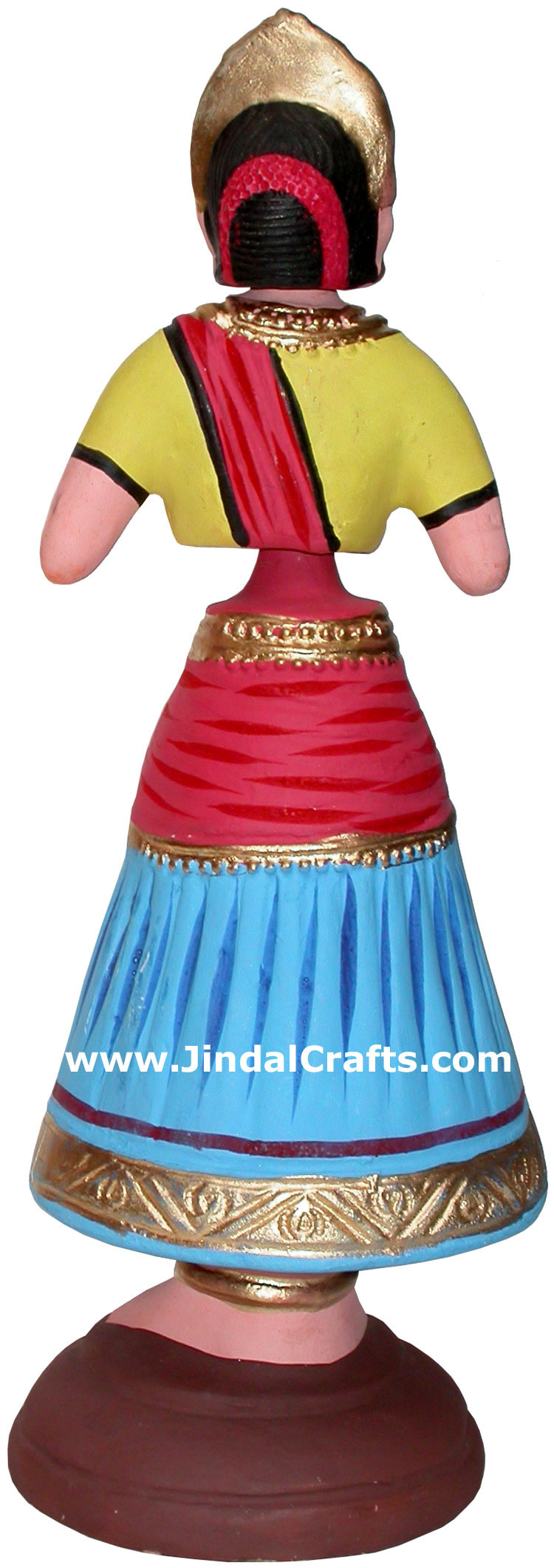 Papier Mache Made Traditional Dancing Doll - Handmade Art