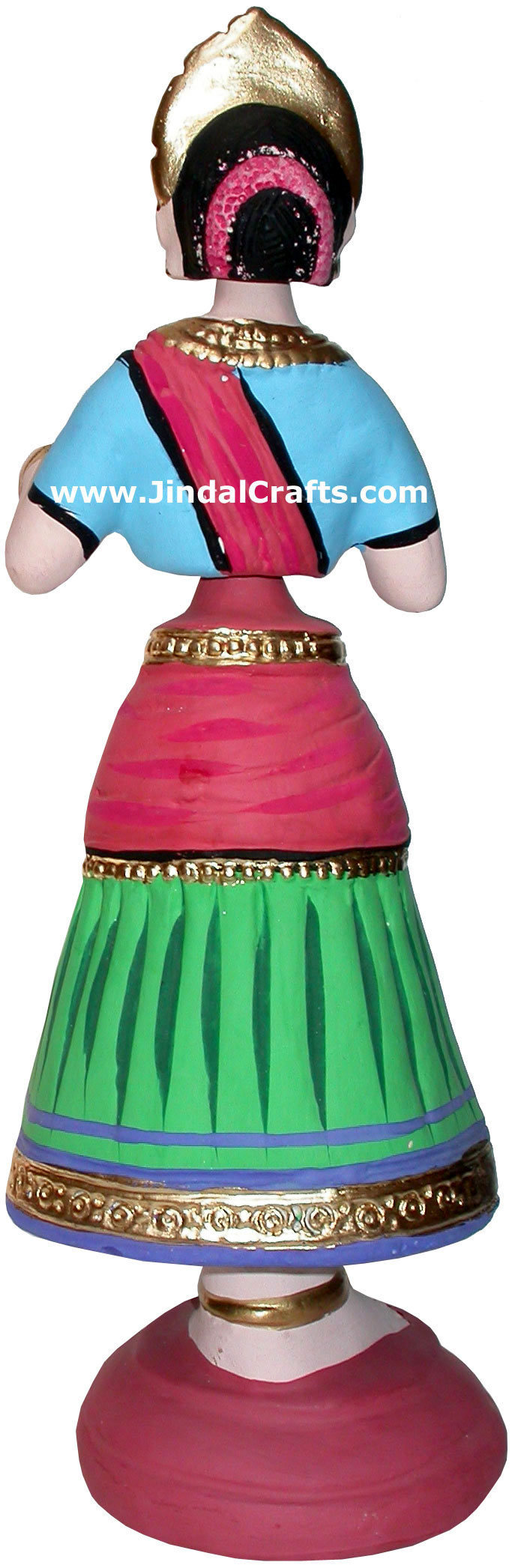 Papier Mache Made Traditional Dancing Doll - Handmade Art