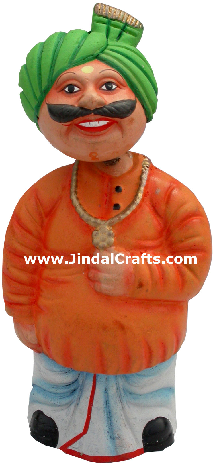 Dancing Doll Clay Made Colourful Traditional India Arts