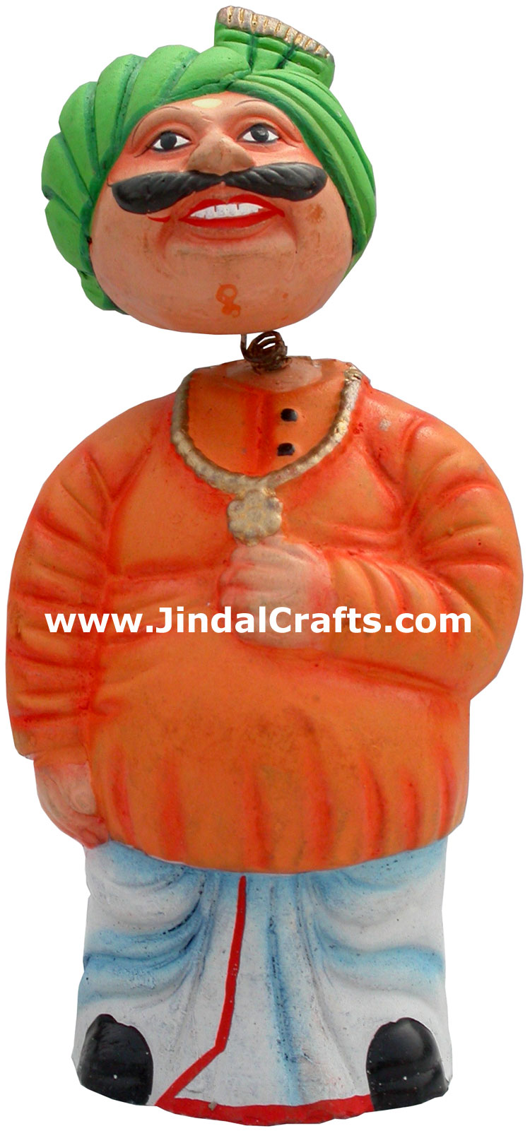 Dancing Doll Clay Made Colourful Traditional India Arts