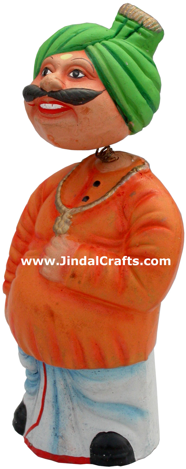 Dancing Doll Clay Made Colourful Traditional India Arts
