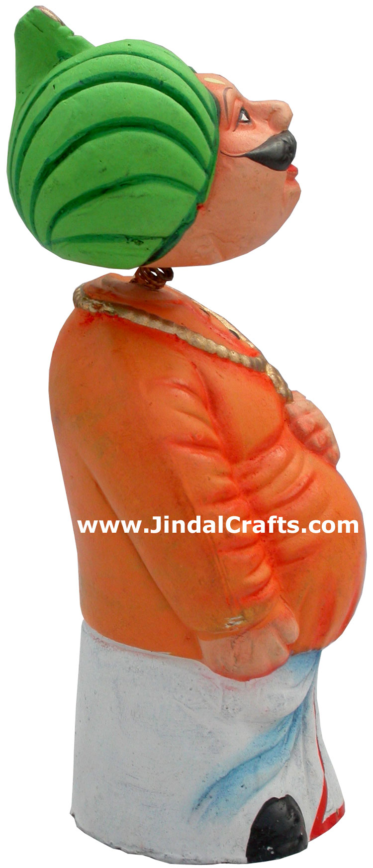 Dancing Doll Clay Made Colourful Traditional India Arts