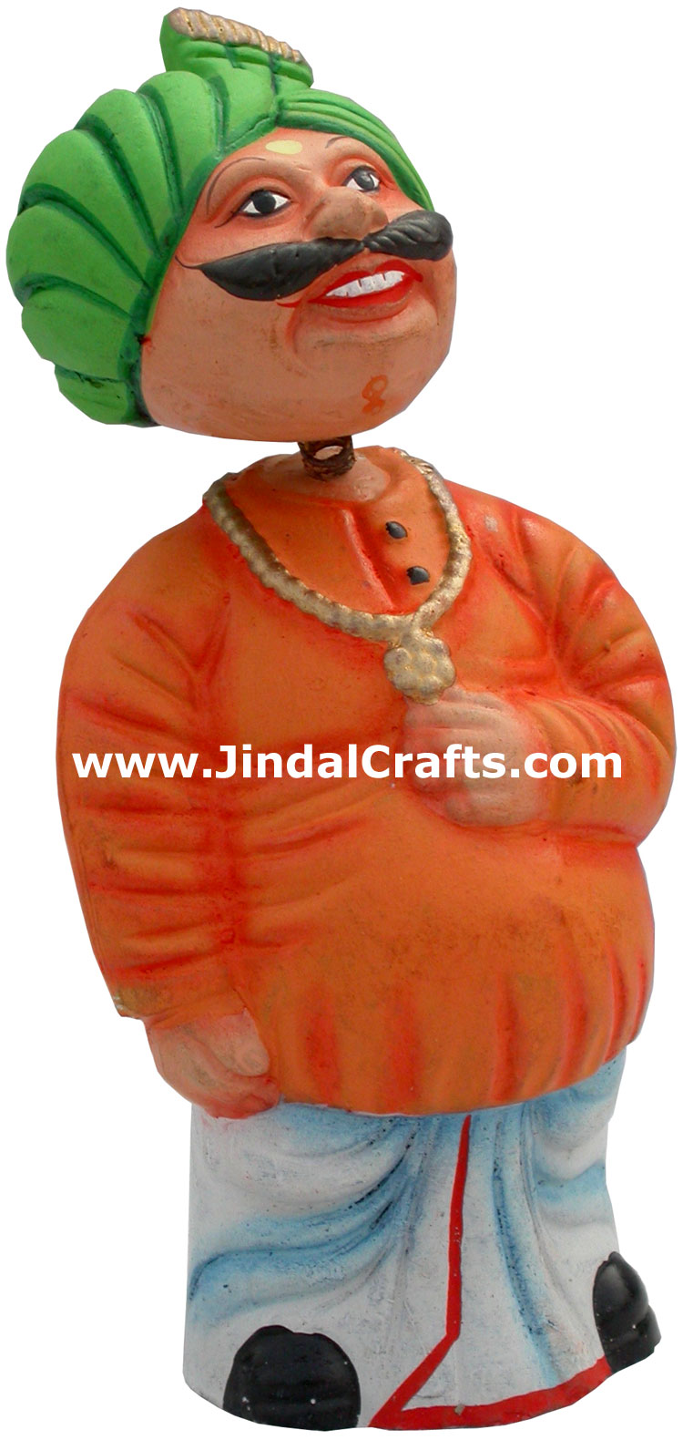Dancing Doll Clay Made Colourful Traditional India Arts