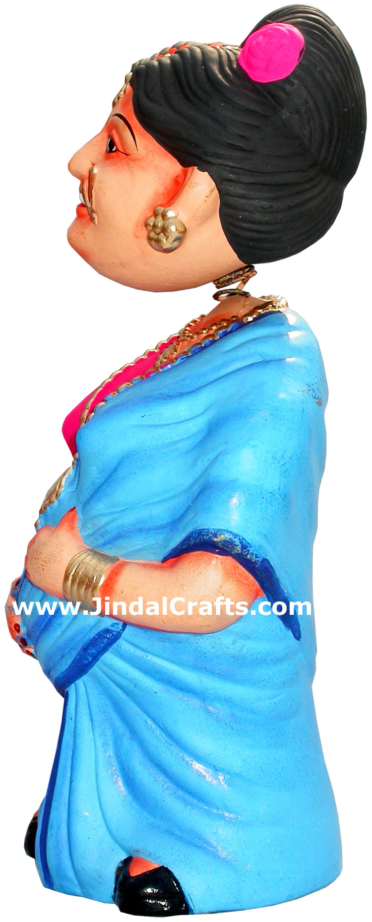 Dancing Doll Clay Made Colourful Traditional India Arts