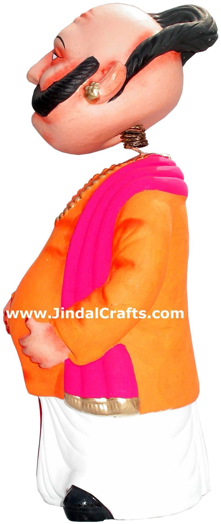 Dancing Doll Clay Made Colourful Traditional India Arts