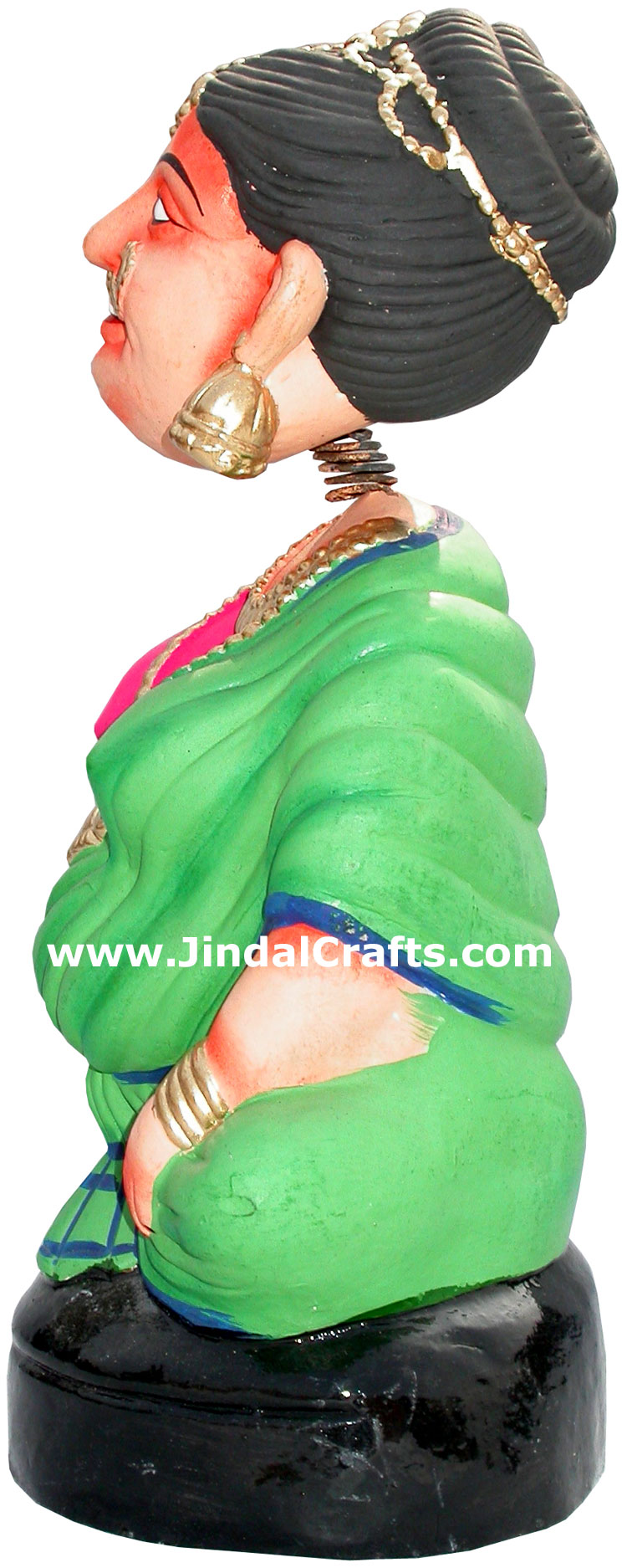 Dancing Doll Clay Made Colourful Traditional India Arts