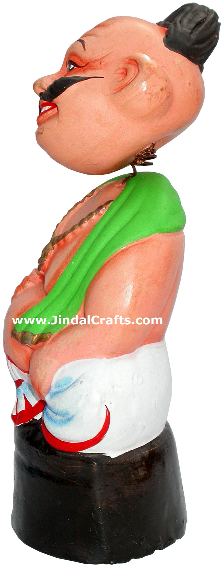 Dancing Doll Clay Made Colourful Traditional India Arts