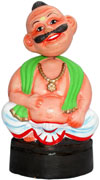 Dancing Doll Clay Made Colourful Traditional India Arts