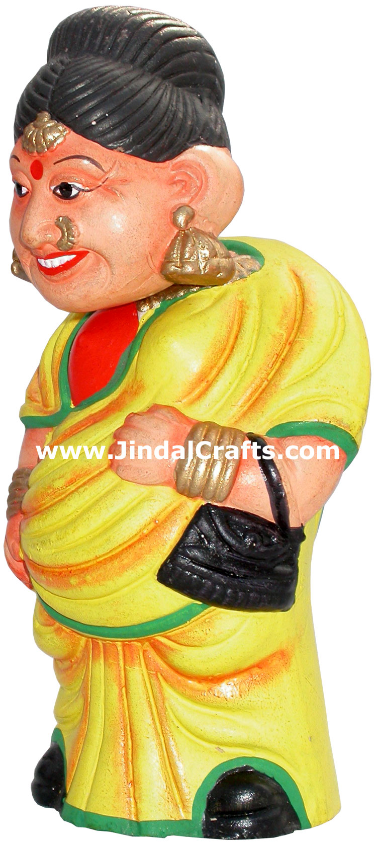 Dancing Doll Clay Made Colourful Traditional India Arts